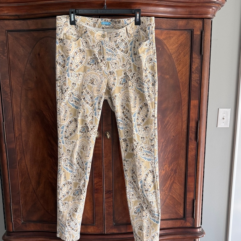 J McLaughlin Paisley Print Straight Leg Pants, Lexie Jeans